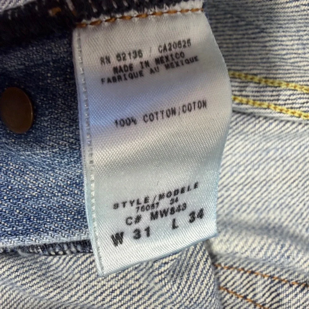 Vintage Guess Jeans‎ Mens 31 Straight Leg Light Wash Y2K Marciano Denim